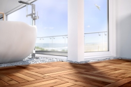 Holzfliesen für Ihr Badezimmer