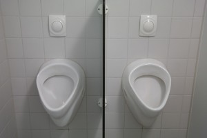 Urinal im Bad