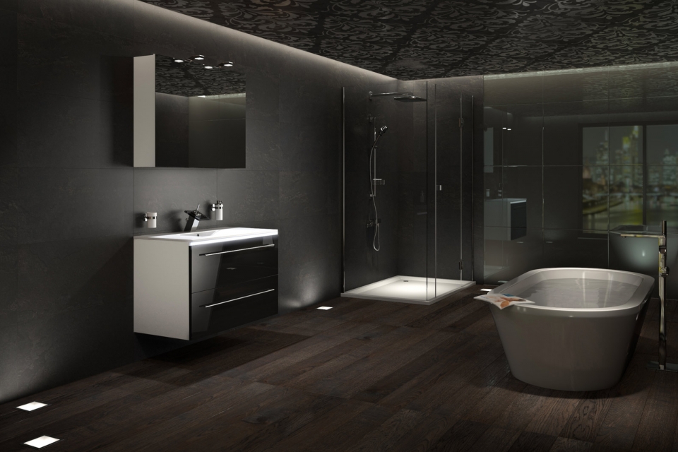 Badezimmer mosaik bilder: deko ideen badezimmer mosaik beige ...